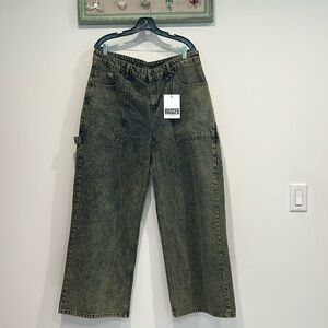 The Ragged Priest Wide Leg Denim Vintage Wash Jeans Plus Size Women’s 34 new